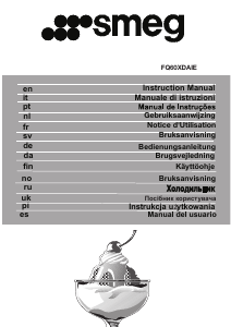 Mode d’emploi Smeg FQ60XDAIE Réfrigérateur combiné