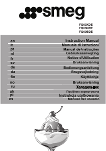 Manual de uso Smeg FQ60XDE Frigorífico combinado