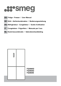Mode d’emploi Smeg FQI48KD Réfrigérateur combiné