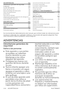Manual de uso Smeg SISL7844X Placa