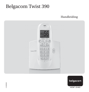 Handleiding Belgacom Twist 390 Draadloze telefoon