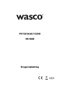 Bruksanvisning Wasco F225W (HN 8408) Frys