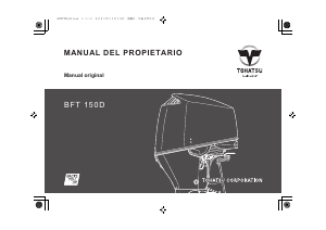 Manual de uso Tohatsu BFT 150D (EU Model) Motor fuera de borda