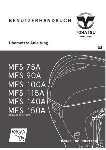 Bedienungsanleitung Tohatsu MFS 150A (EU Model) Aussenborder