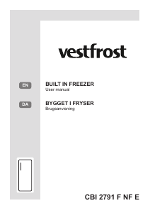 Handleiding Vestfrost CBI 2791 F NF E Vriezer