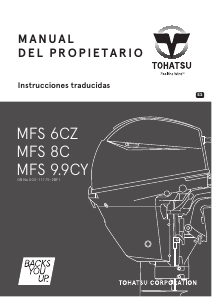 Manual de uso Tohatsu MFS 6CZ (EU Model) Motor fuera de borda
