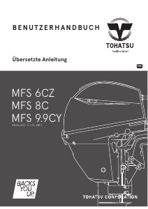 Bedienungsanleitung Tohatsu MFS 8C (EU Model) Aussenborder