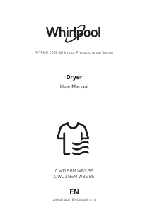 Bruksanvisning Whirlpool C WD 96M WBS BE Torktumlare