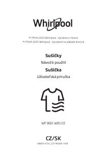 Návod Whirlpool WP B8X WBS EE Sušička