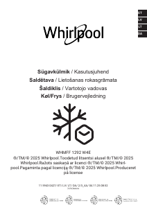 Rokasgrāmata Whirlpool WHMFF 1292 W4E Saldētava