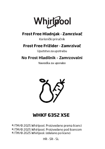 Priručnik Whirlpool WHKF 6352 X5E Frižider – zamrzivač