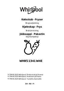 Brugsanvisning Whirlpool WHKS 1341 W4E Køle-fryseskab