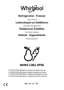 Bruksanvisning Whirlpool WHKS 1361 XP5E Kyl-frys