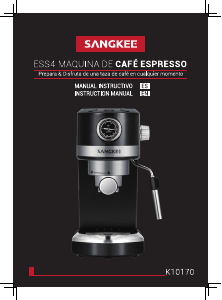 Manual de uso Sangkee K10170 Máquina de café espresso