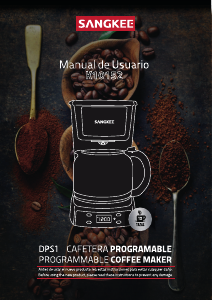 Manual de uso Sangkee K10152 Máquina de café