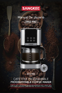 Manual de uso Sangkee K10190 Máquina de café