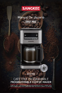 Manual de uso Sangkee K10192 Máquina de café