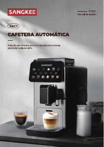 Manual de uso Sangkee K10231 Máquina de café
