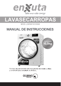 Manual de uso Enxuta LSENX1610560 Lavasecadora