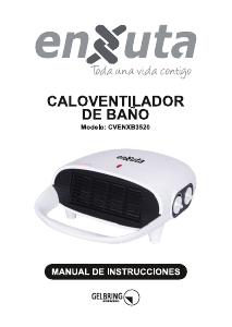 Manual de uso Enxuta CVENXB3520 Calefactor