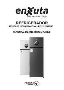 Manual de uso Enxuta RENX16240FHS Frigorífico combinado