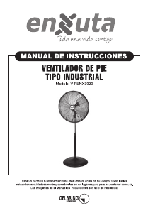 Manual de uso Enxuta VIPENX3020 Ventilador