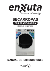 Manual de uso Enxuta SENX770DC Secadora