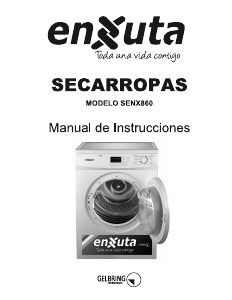 Manual de uso Enxuta SENX860 Secadora