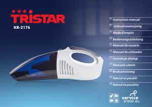 Manual Tristar KR-2176 Handheld Vacuum