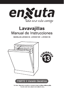 Manual de uso Enxuta LVENX913N Lavavajillas