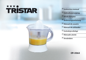 Manual Tristar CP-2263 Espremedor de citrinos