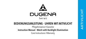 Bruksanvisning Dugena 4461250 Bari Licht Armbandsur