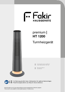 Bedienungsanleitung Fakir HT 1200 Heizgerät