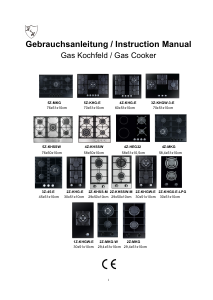 Bedienungsanleitung K&H 2Z-KHG-E Kochfeld