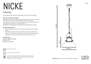 Bruksanvisning Mio Nicke Lampa