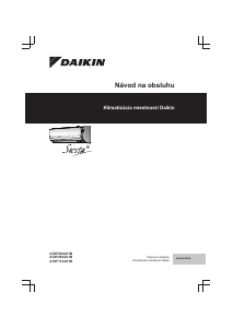 Návod Daikin ATXF25A5V1B Klimatizácia