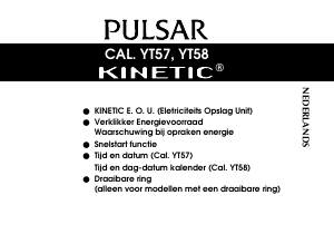 Handleiding Pulsar YT57 Uurwerk