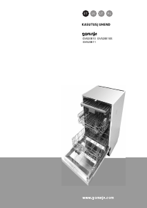 Kasutusjuhend Gorenje GV520E10S Nõudepesumasin