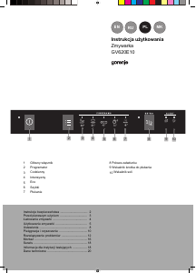 Instrukcja Gorenje GV620E10 Zmywarka