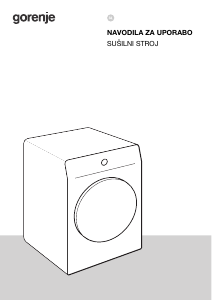 Priročnik Gorenje DG69CPS Sušilni stroj