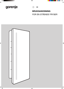 Bruksanvisning Gorenje FNCI517E62WF Fryser