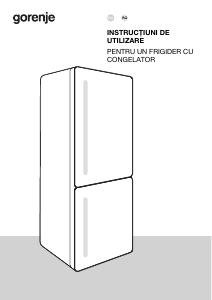 Manual Gorenje NRB620E61W4WFE Combina frigorifica