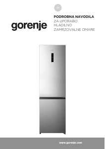 Priročnik Gorenje NRK620EABK4 Hladilnik in zamrzovalnik