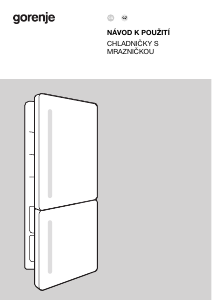 Manuál Gorenje NRKI619D61WFE Lednice s mrazákem