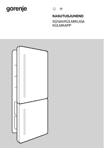 Kasutusjuhend Gorenje NRKI619D61WFE Külmik-sügavkülmik