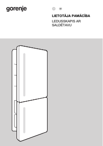 Rokasgrāmata Gorenje NRKI619D61WFE Ledusskapis ar saldētavu