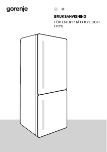 Bruksanvisning Gorenje NRKP61DA2BXL4 Kyl-frys