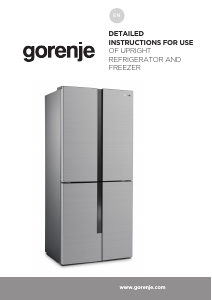 Bruksanvisning Gorenje NRM818EMB Kyl-frys