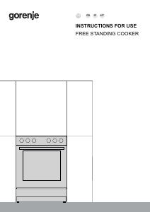 Manual Gorenje GG6A10WJ Range