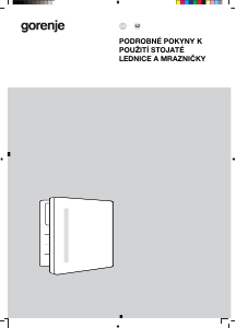 Manuál Gorenje RBIU48E21 Lednice